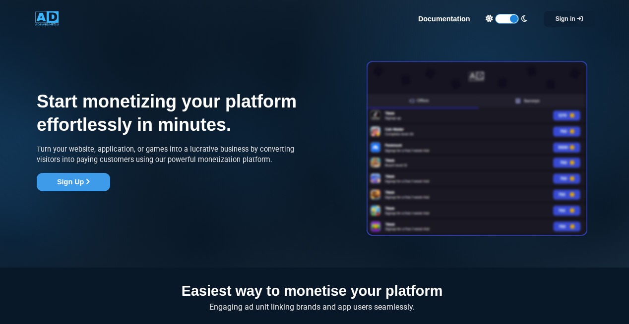 Adswedmedia Affiliate Programma