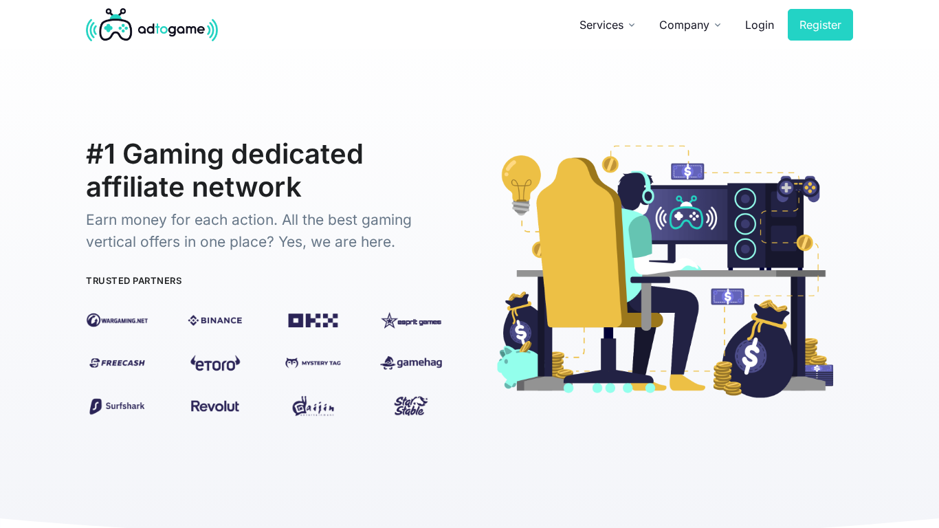 Adtogame Affiliate Programma