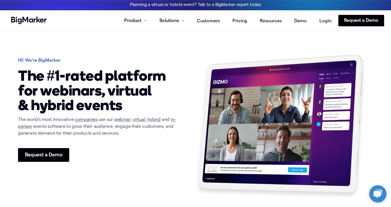 BigMarker Affiliate Programma