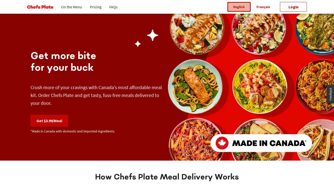 Chefs Plate Affiliate Programma