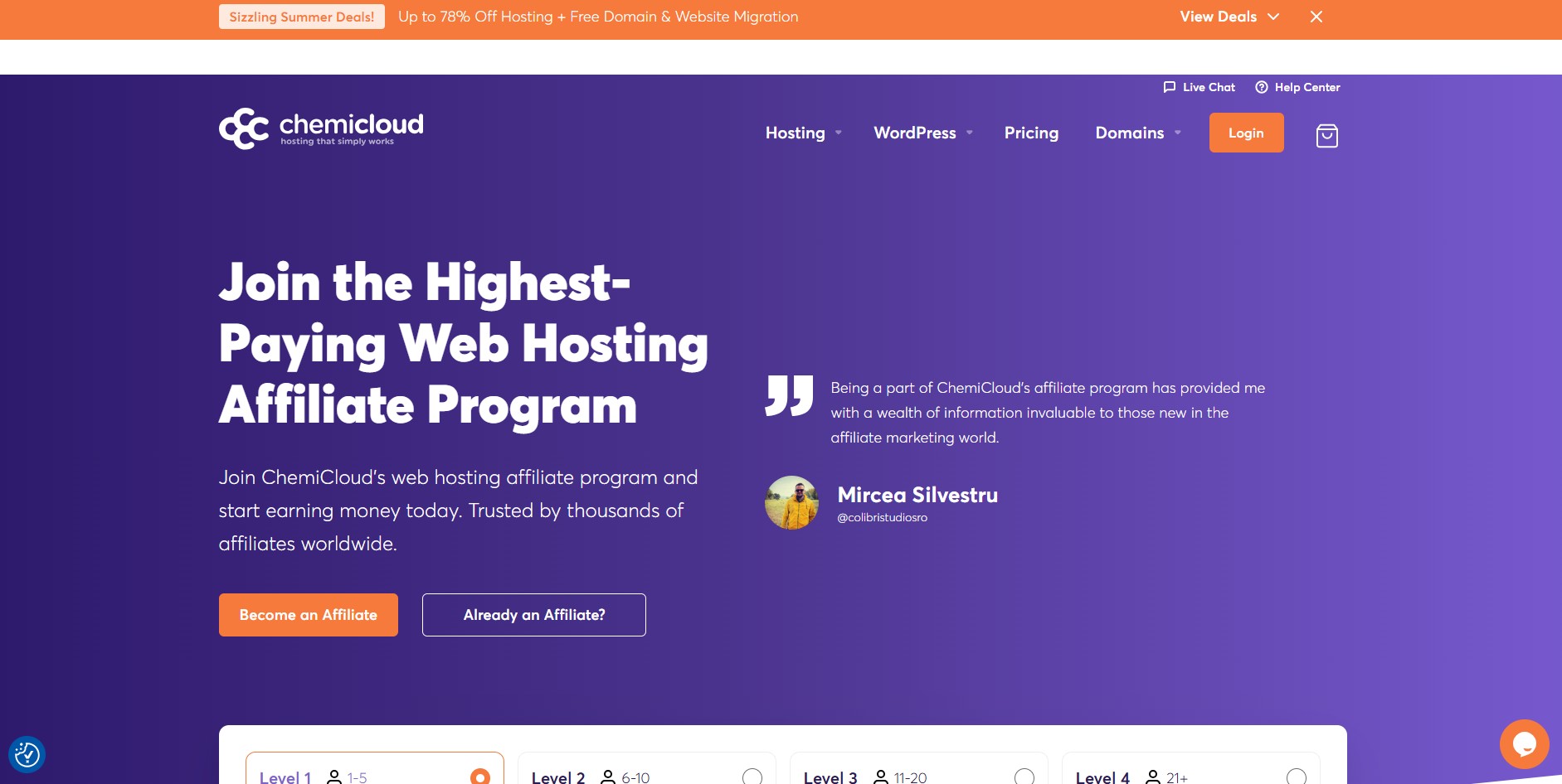 ChemiCloud Affiliate Programma