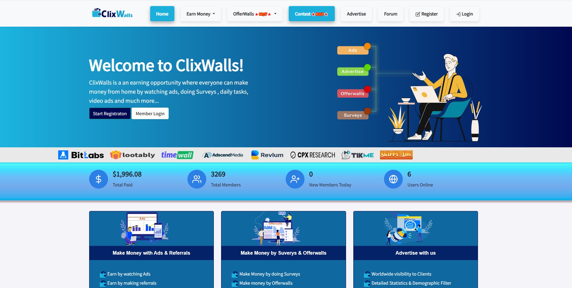 ClixWall Affiliate Programma