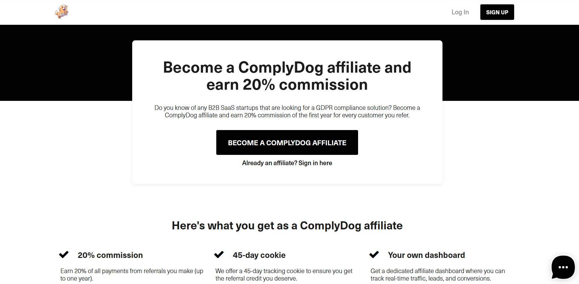 ComplyDog Affiliateprogramma