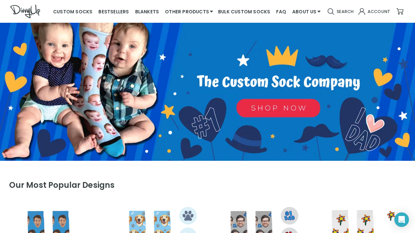 DivyUp Socks Affiliate Programma