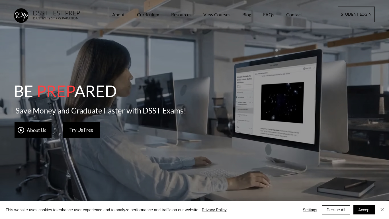 DSST TEST PREP Affiliate Programma