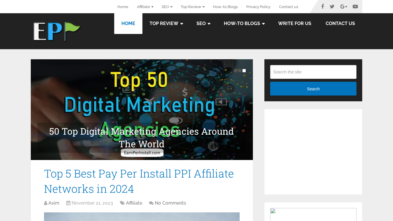 EarnPerInstall Affiliate Programma