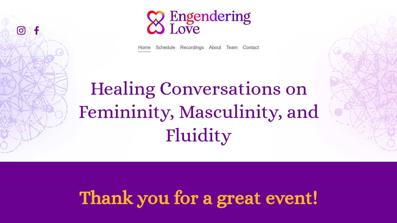 Engendering Love Affiliate Programma