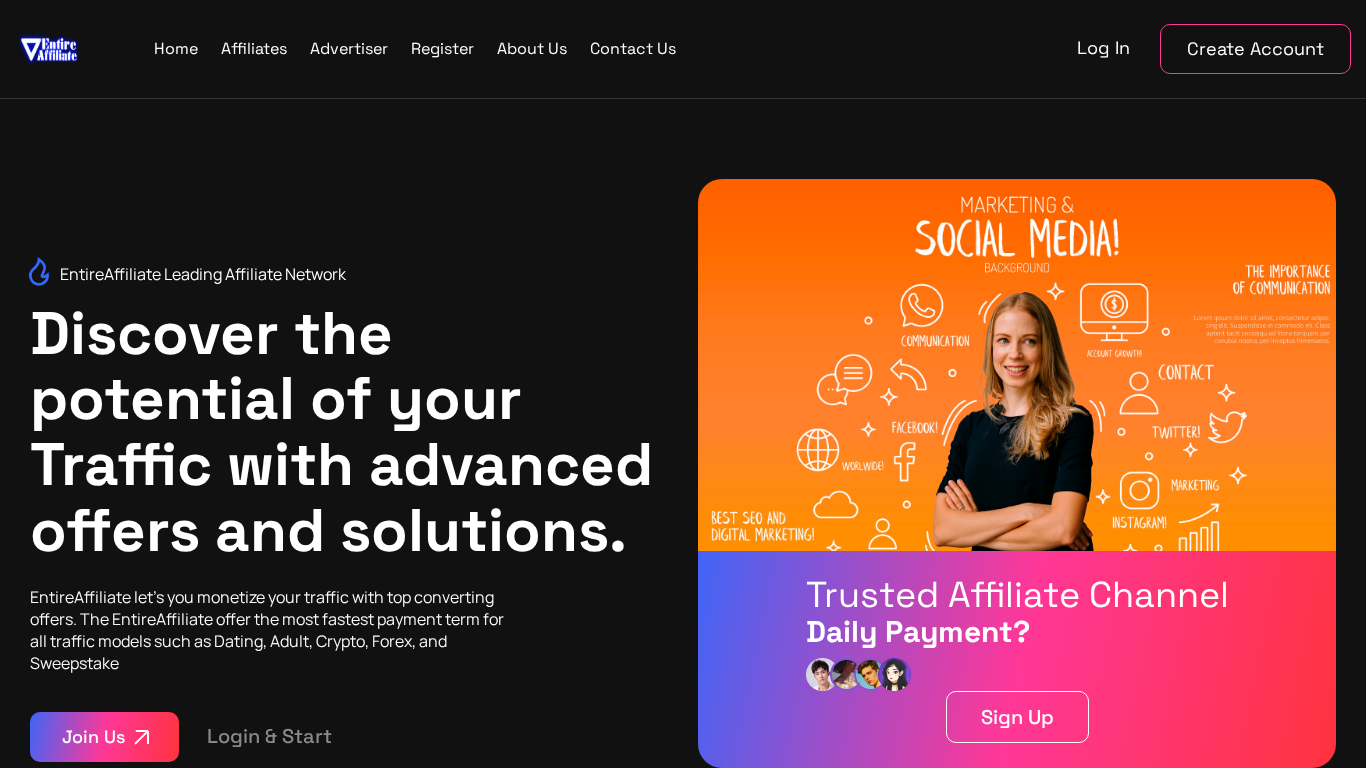 EntireAffiliate Networks Affiliate Programma