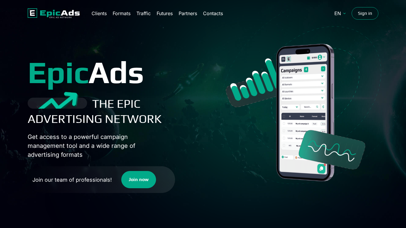 EpicAds.Net Affiliate Programma