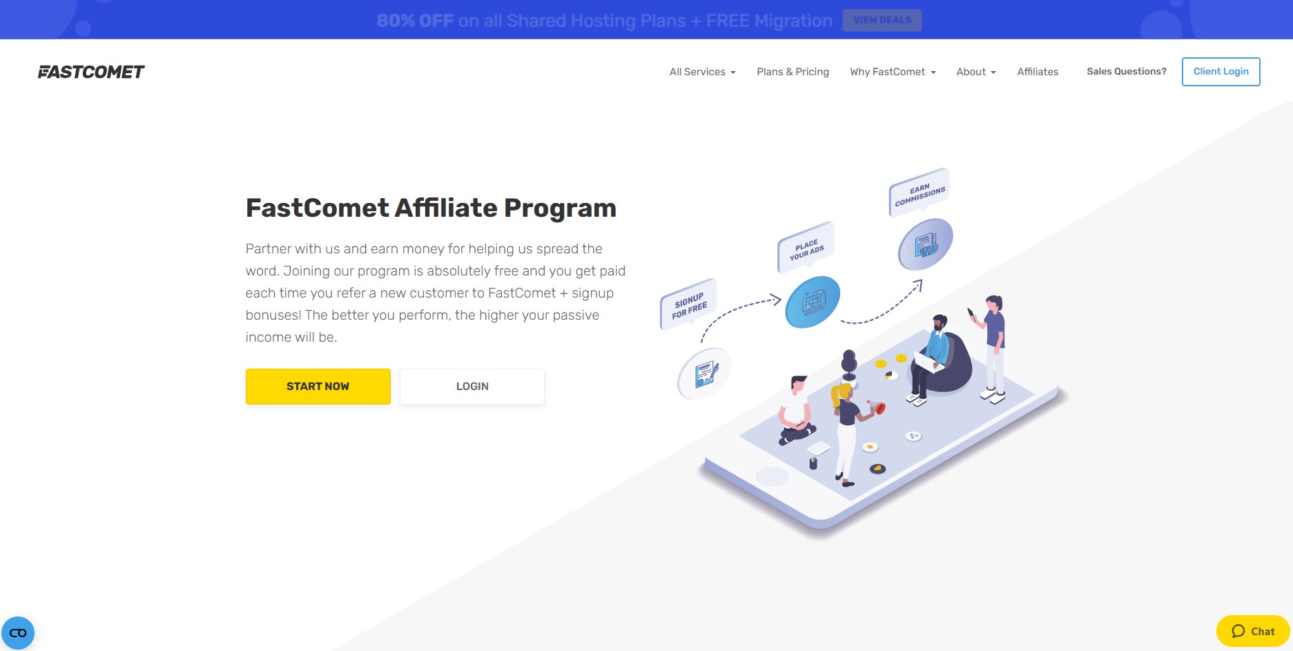FastComet Affiliate Programma