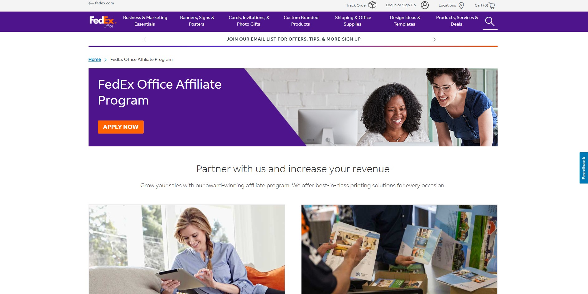 FedEx Affiliateprogramma