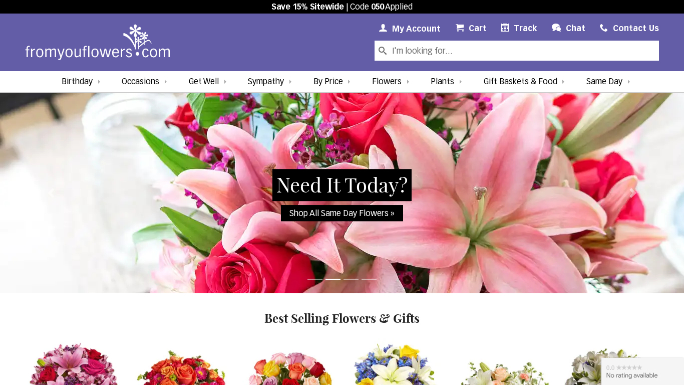 From You Flowers Affiliate Programma