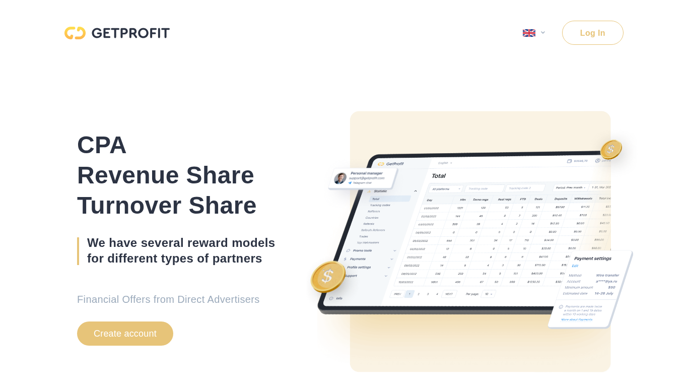 GetProfit Affiliate Programma