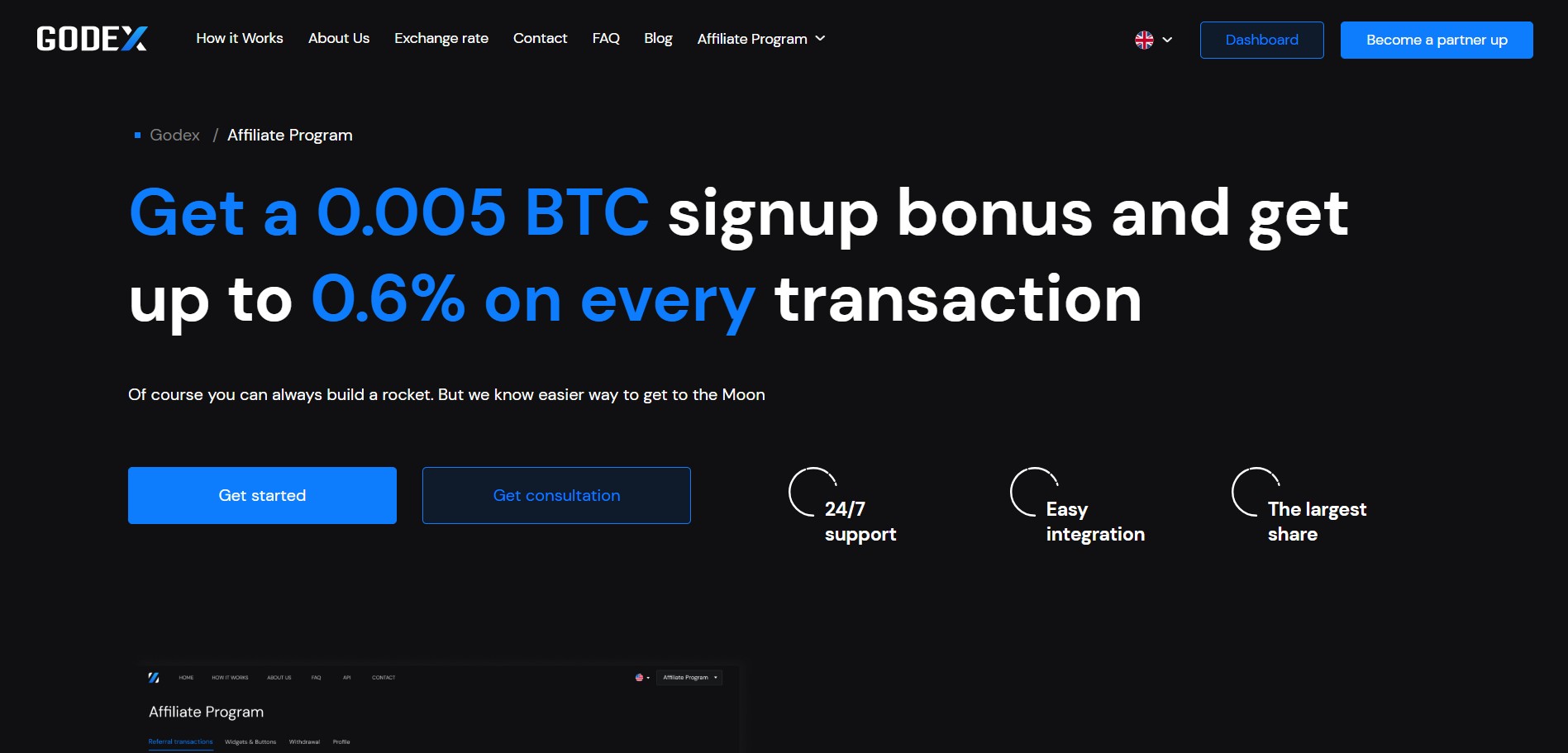 Godex Crypto Affiliate Programma