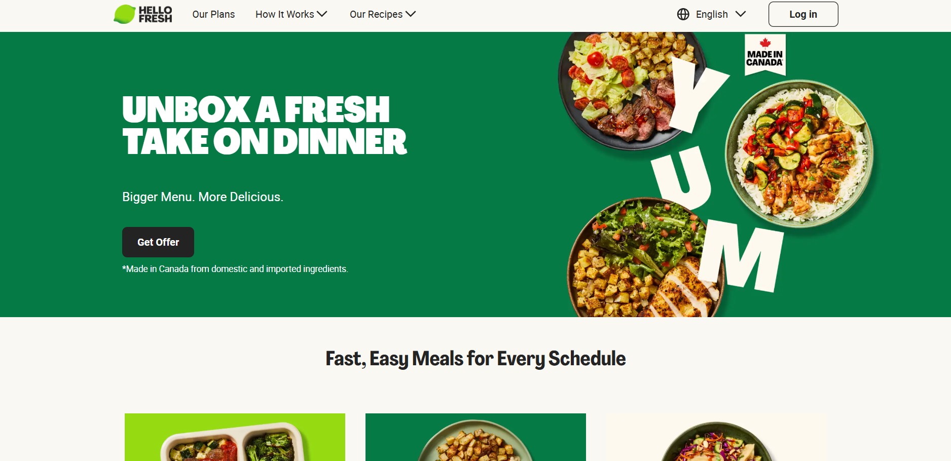HelloFresh Canada Affiliate Programma