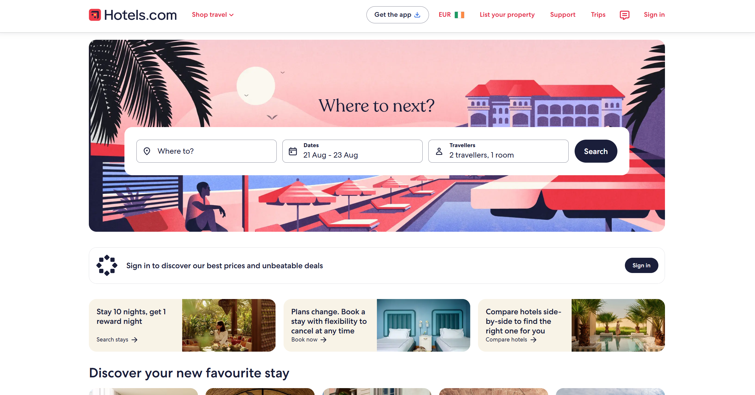 Hotels.com Affiliate Programma