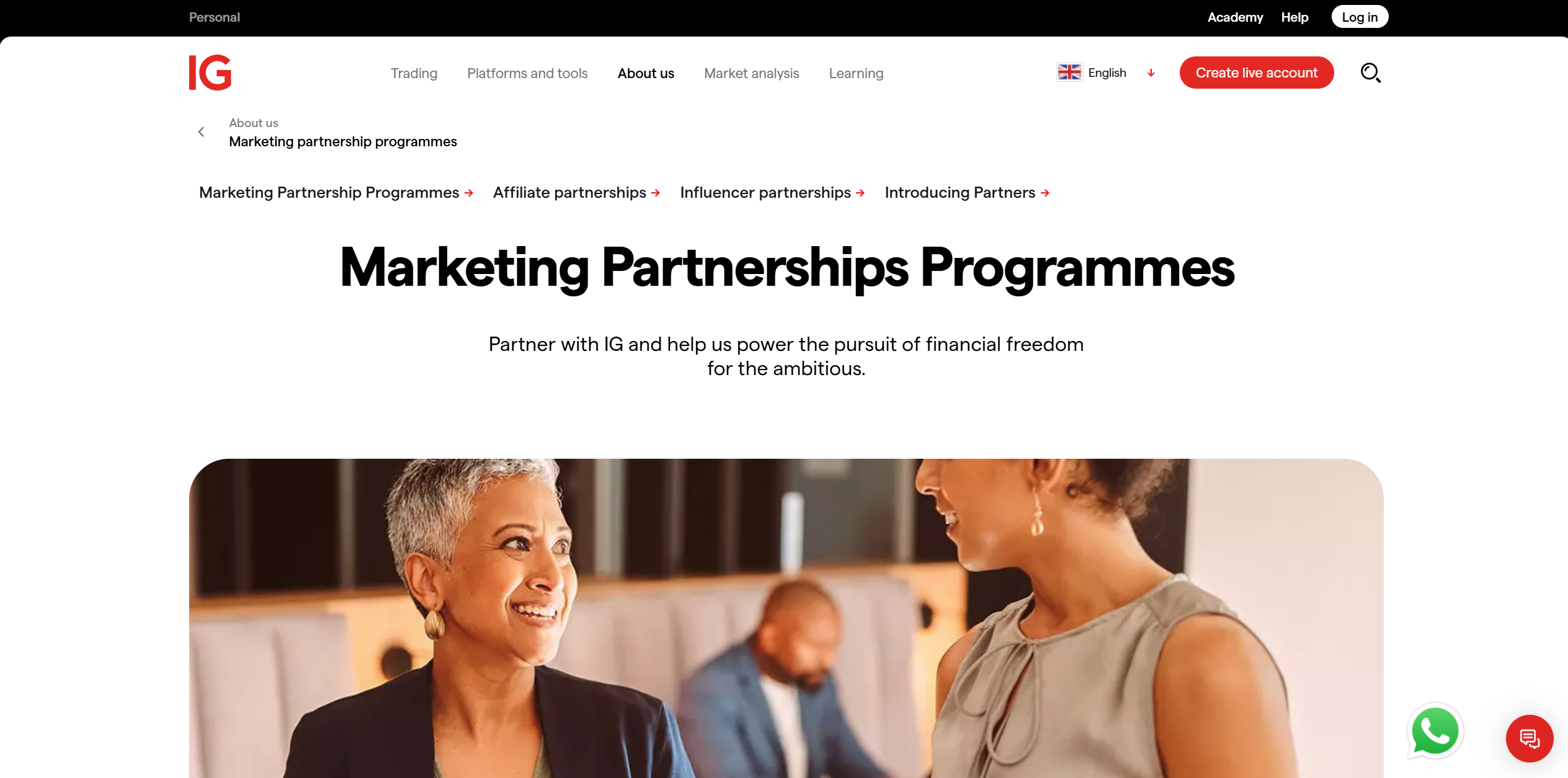 IG Marketing Affiliate Programma