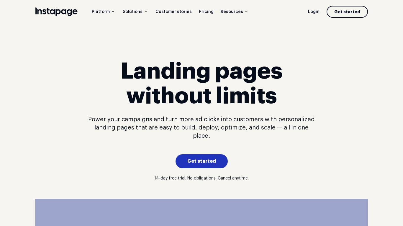 Instapage Affiliate Programma