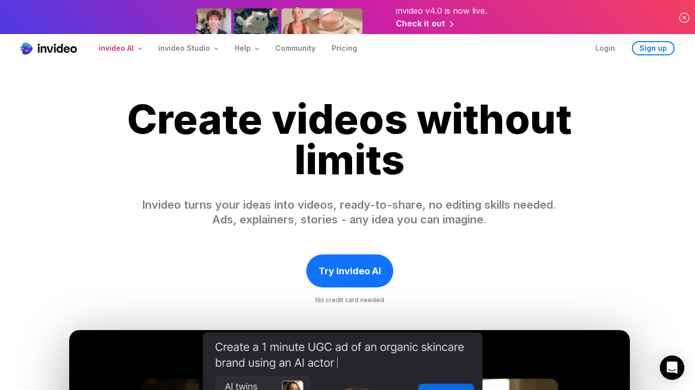 Invideo Affiliate Programma