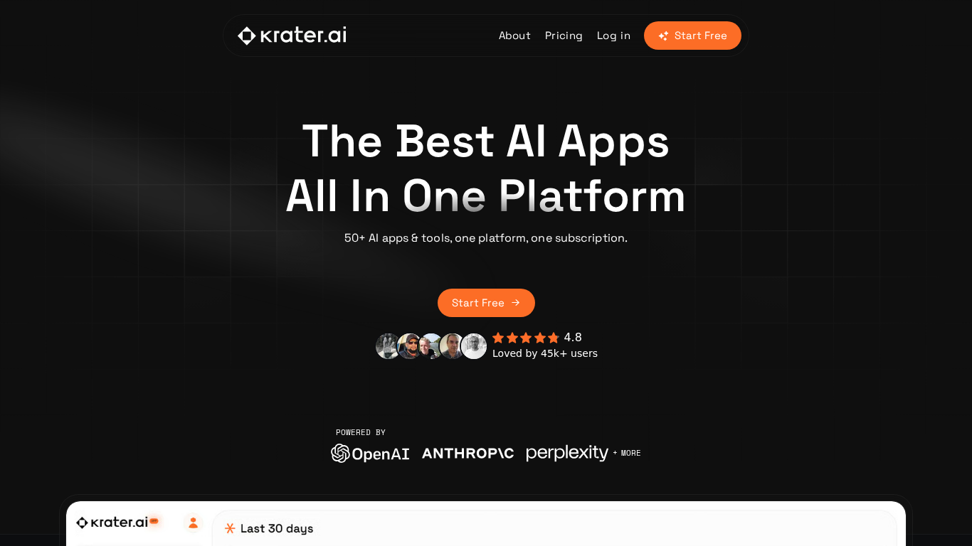 Krater.ai Affiliate Programma