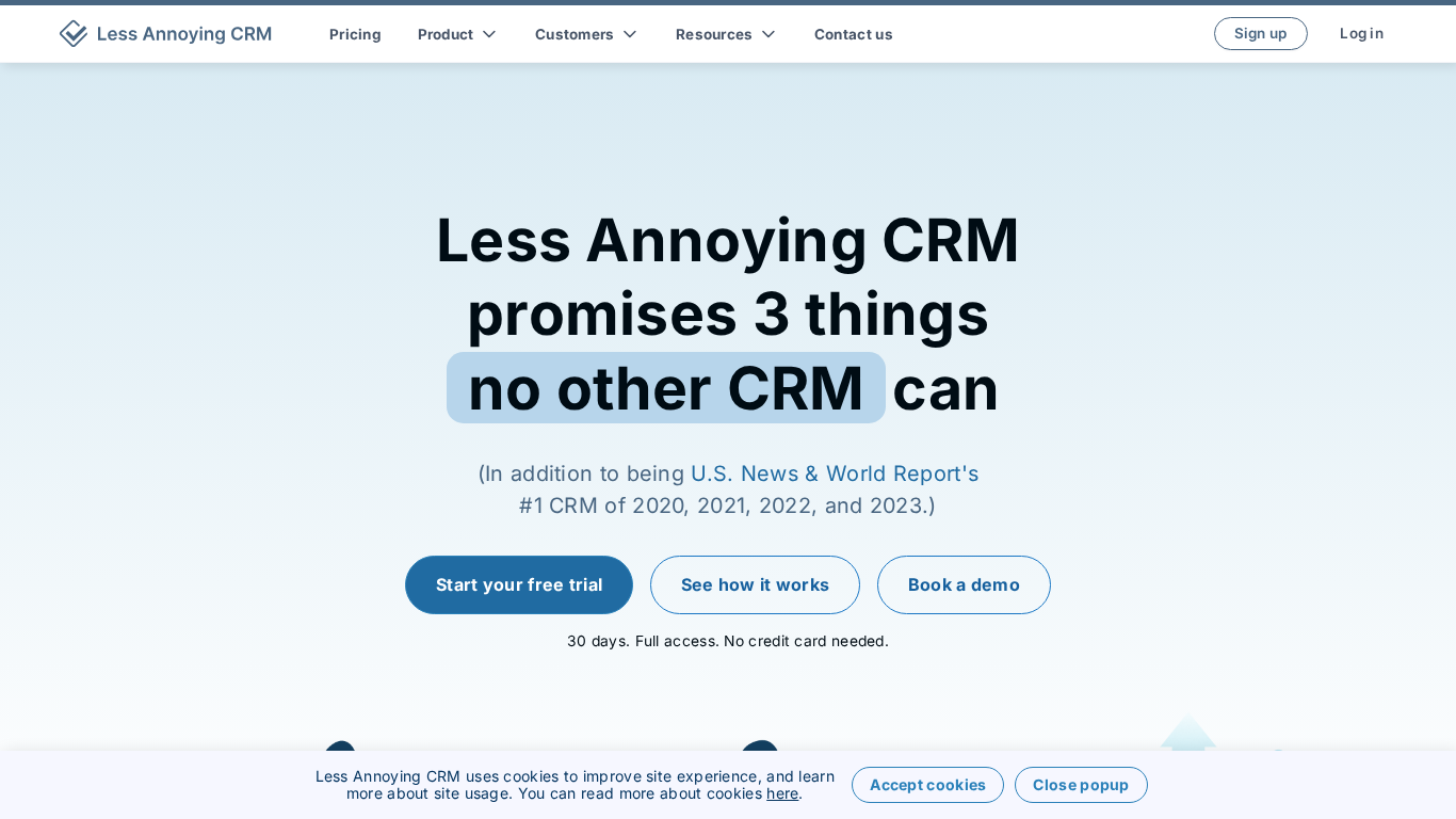 Less Annoying CRM Affiliateprogramma