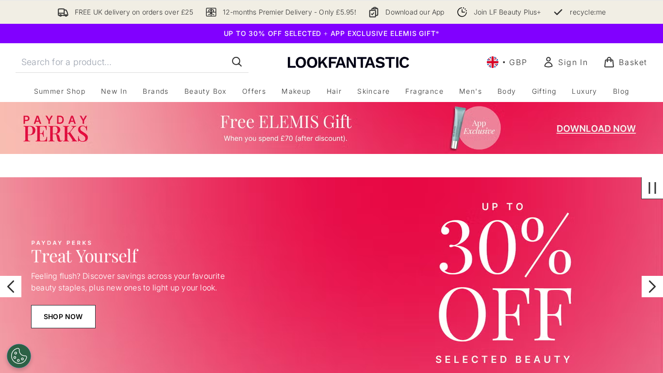LOOKFANTASTIC Affiliate Programma