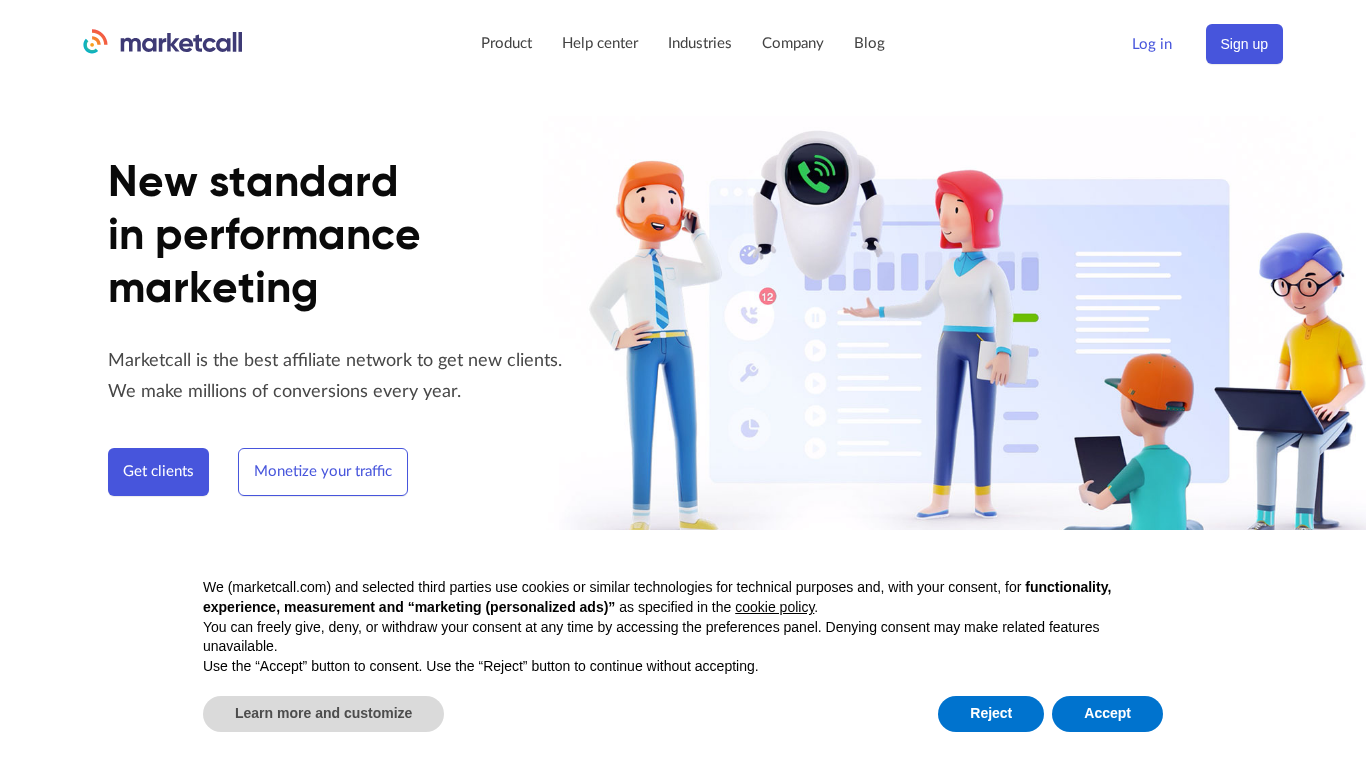 Marketcall Affiliate Programma