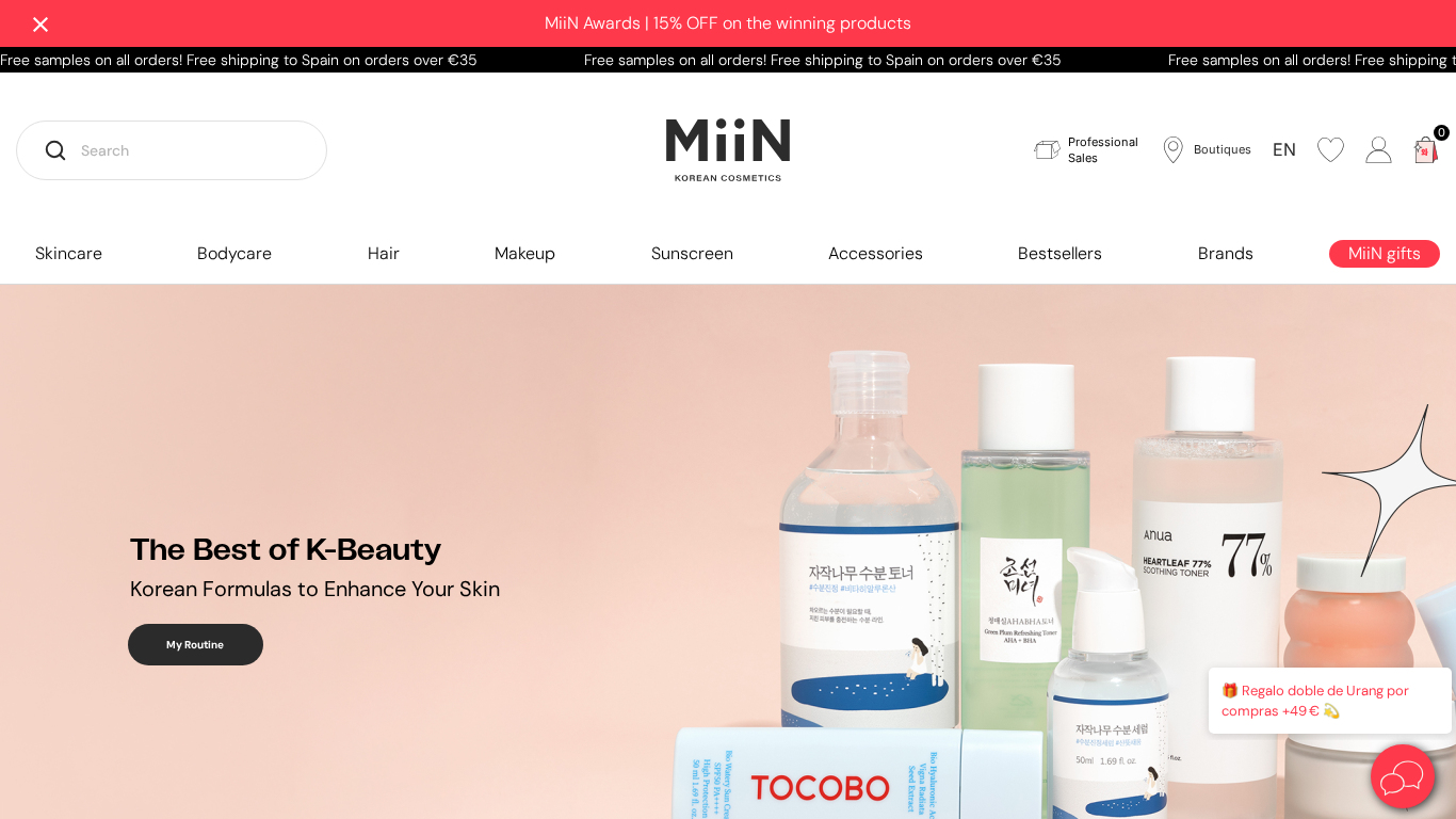 MiiN Korean Cosmetics Affiliate Programma