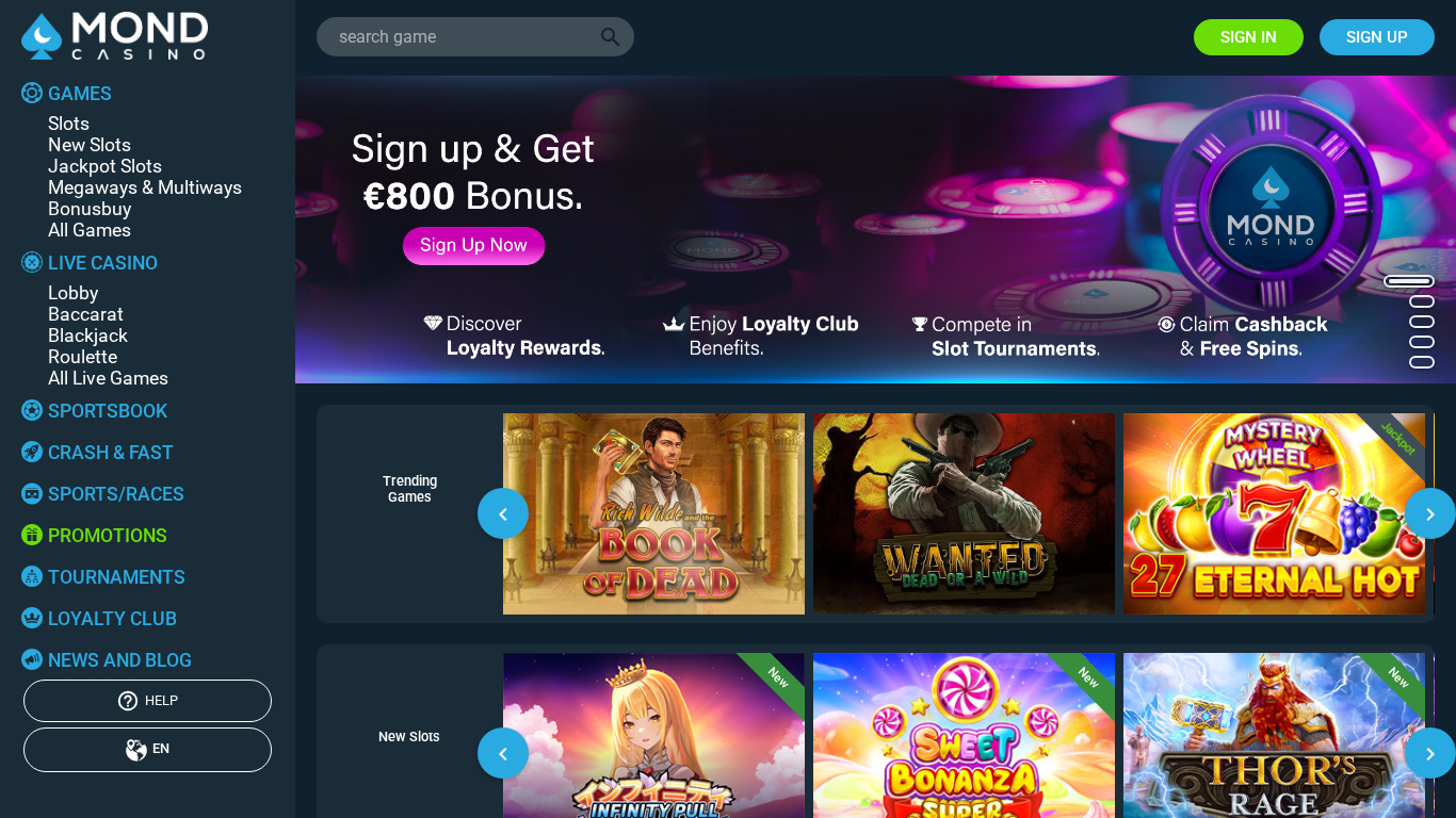 MondCasino Affiliate Programma