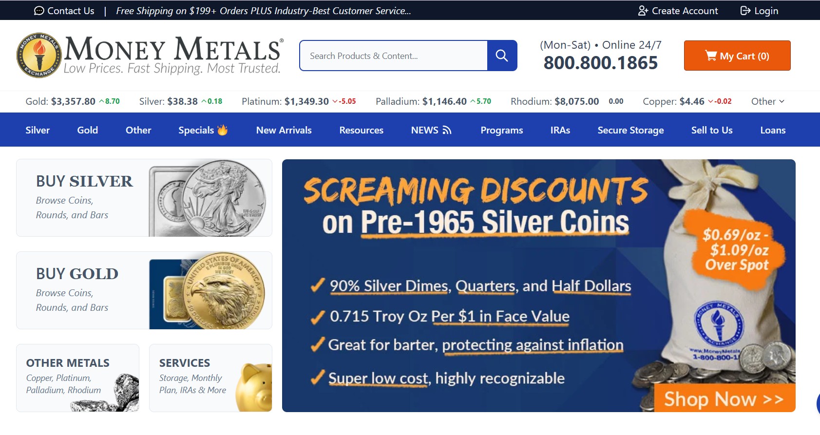 Money Metals Exchange Affiliate Programma