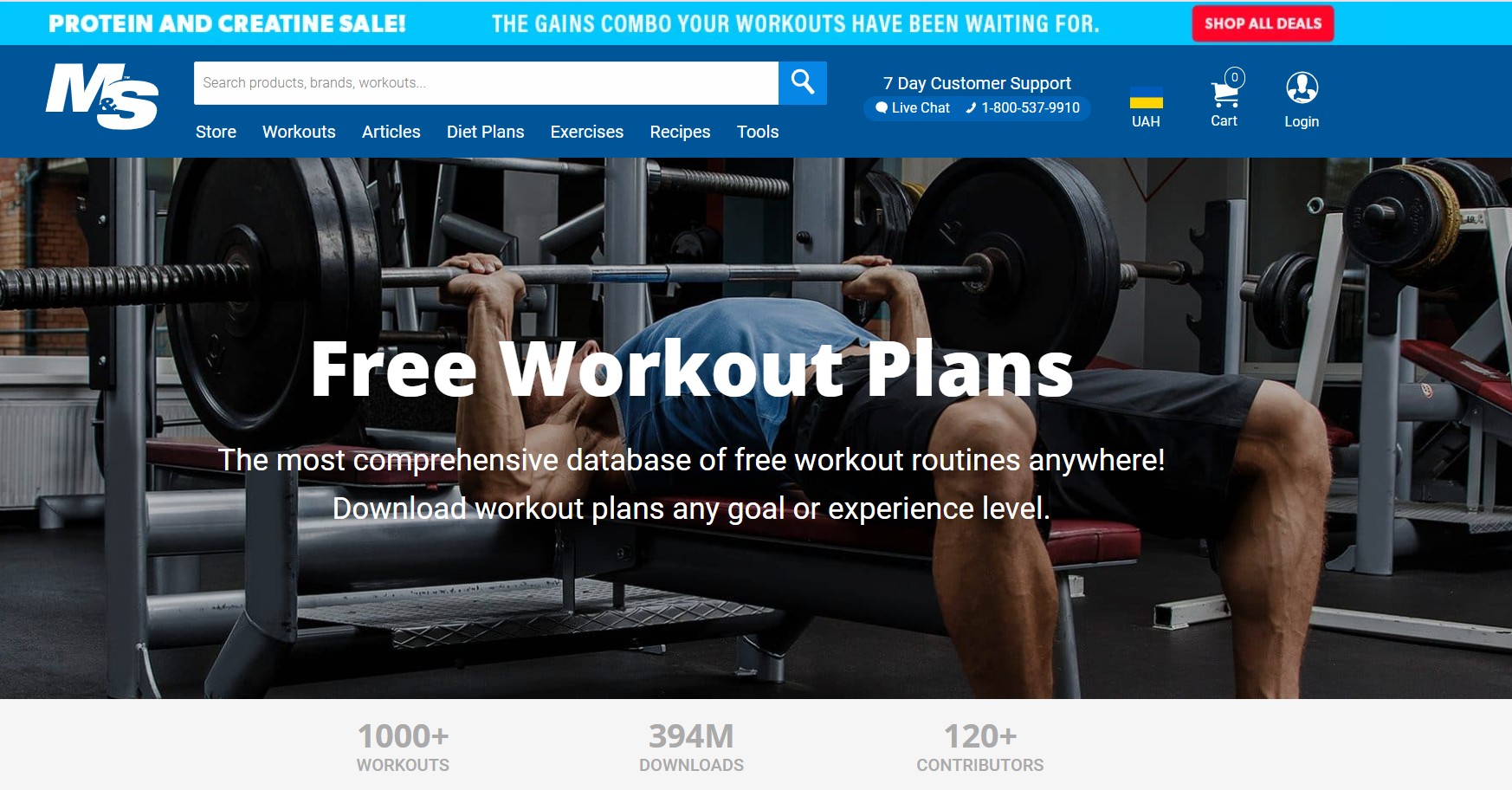 Muscle & Strength Affiliate Programma