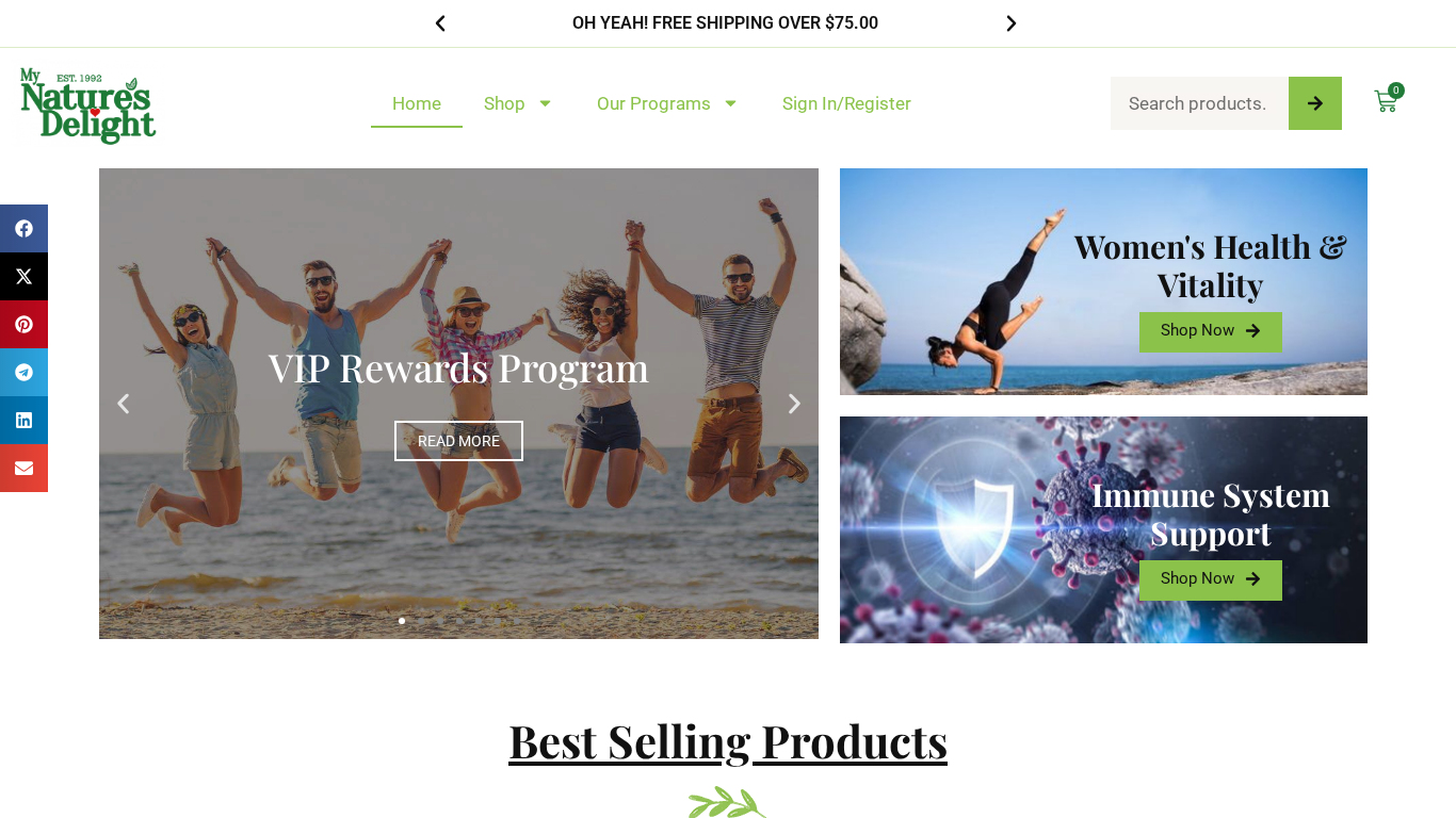 My Nature's Delight Affiliate Programma