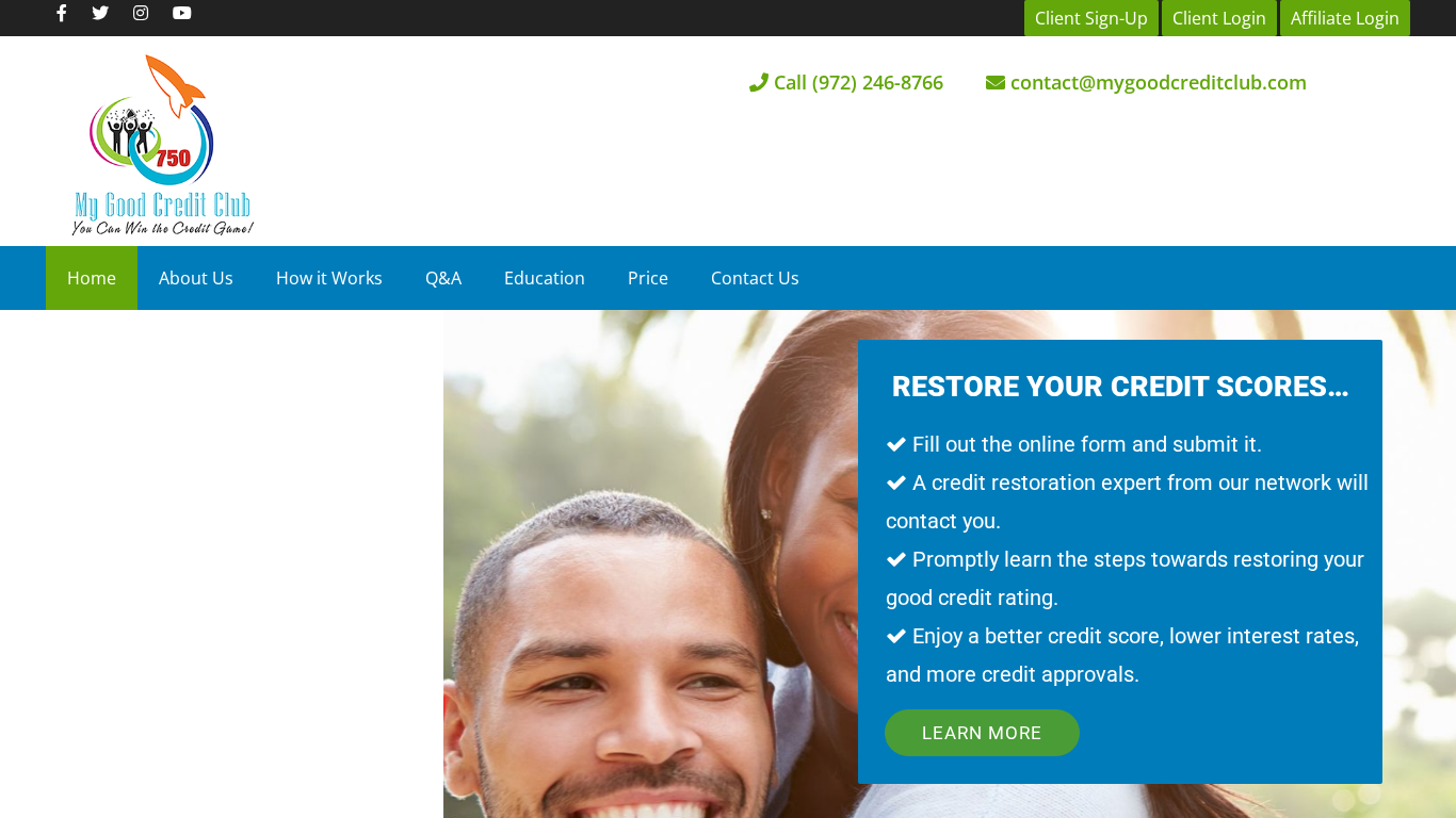 MyGoodCredit Affiliate Programma