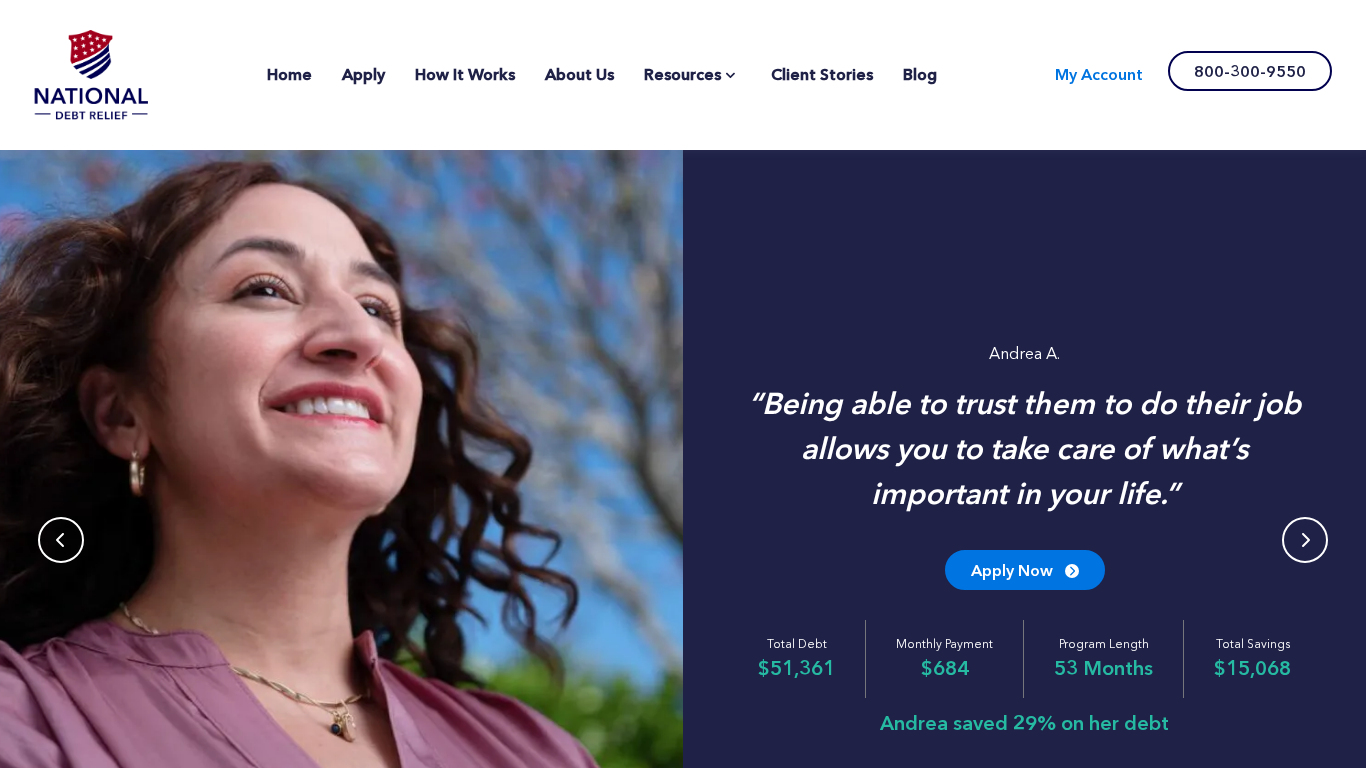 National Debt Relief Affiliate Programma