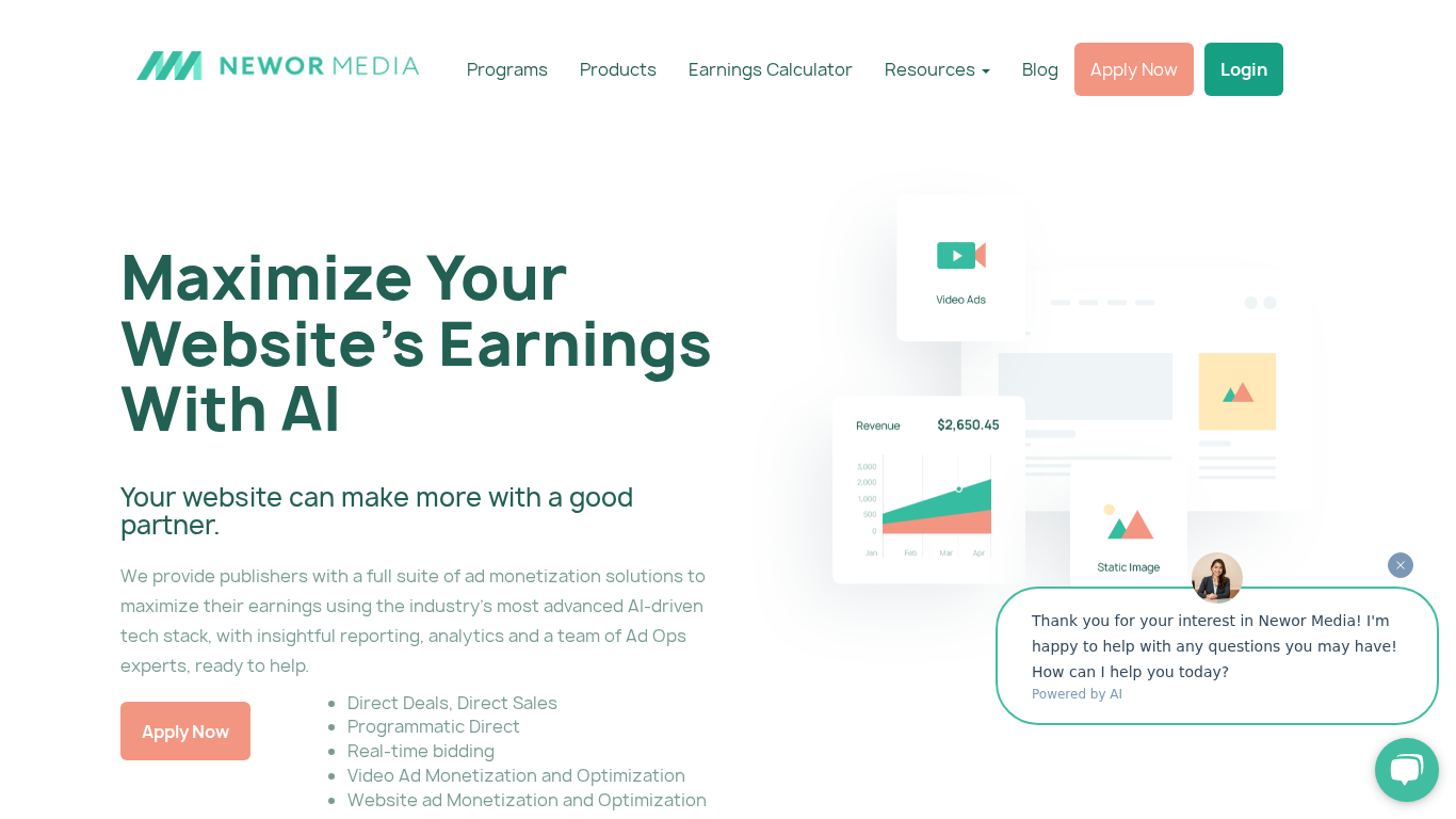 Newor Media Affiliate Programma