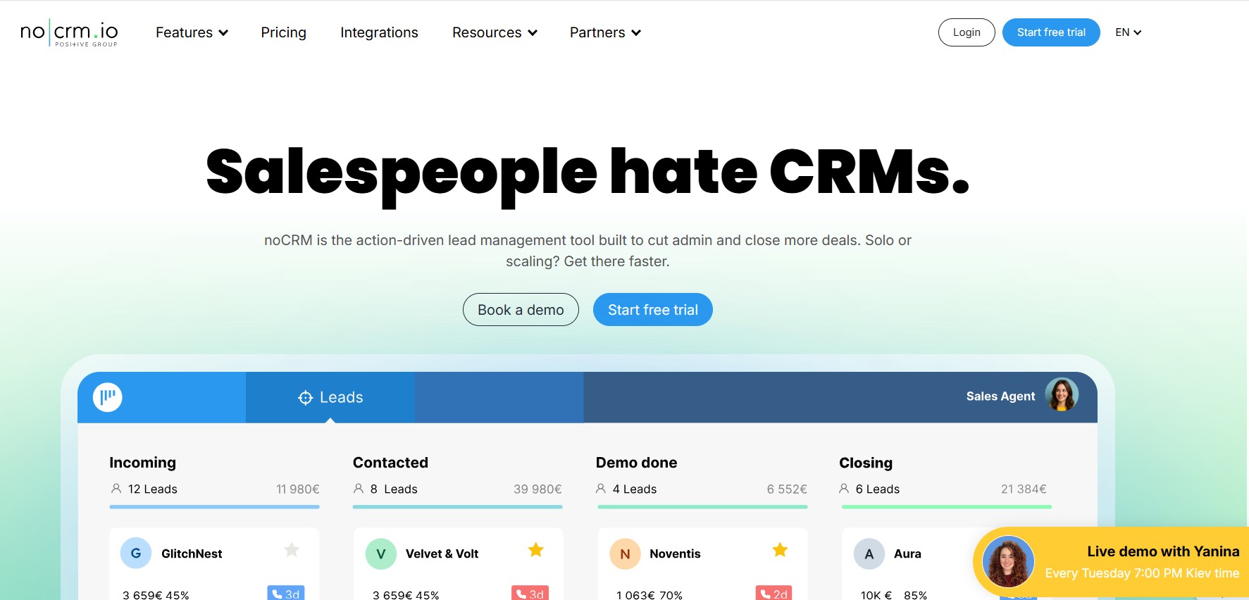 NoCRM.io Affiliate Programma