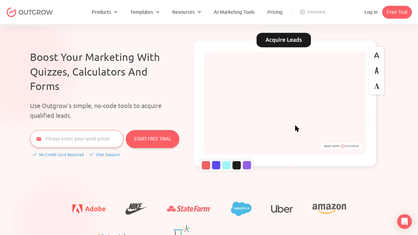 Outgrow Affiliate Programma