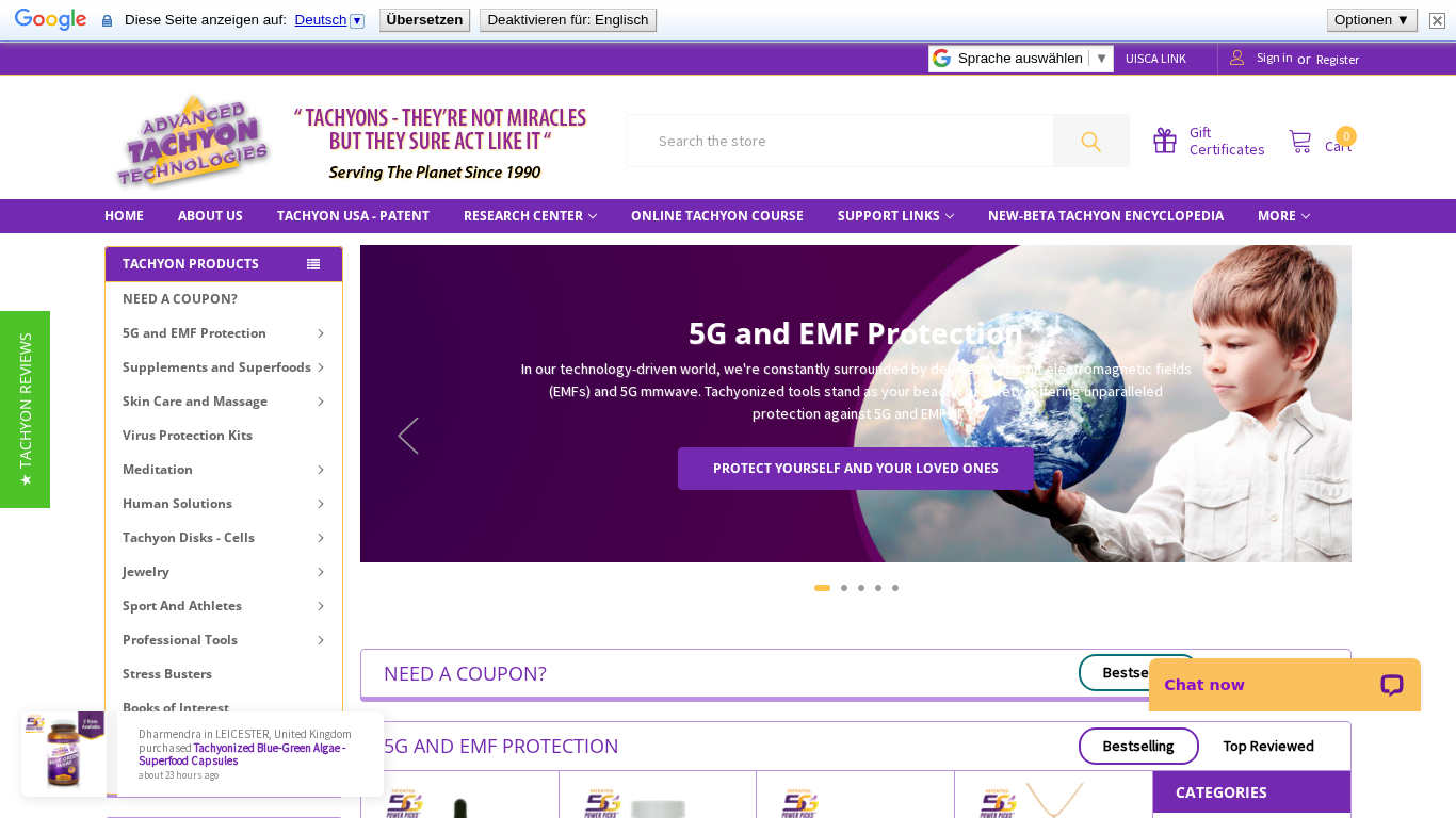 Planet-Tachyon Affiliate Programma