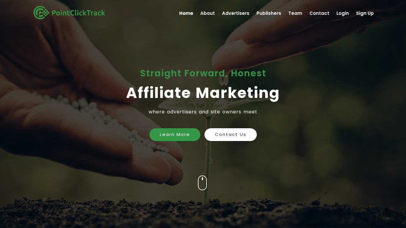 PointClickTrack Affiliate Programma