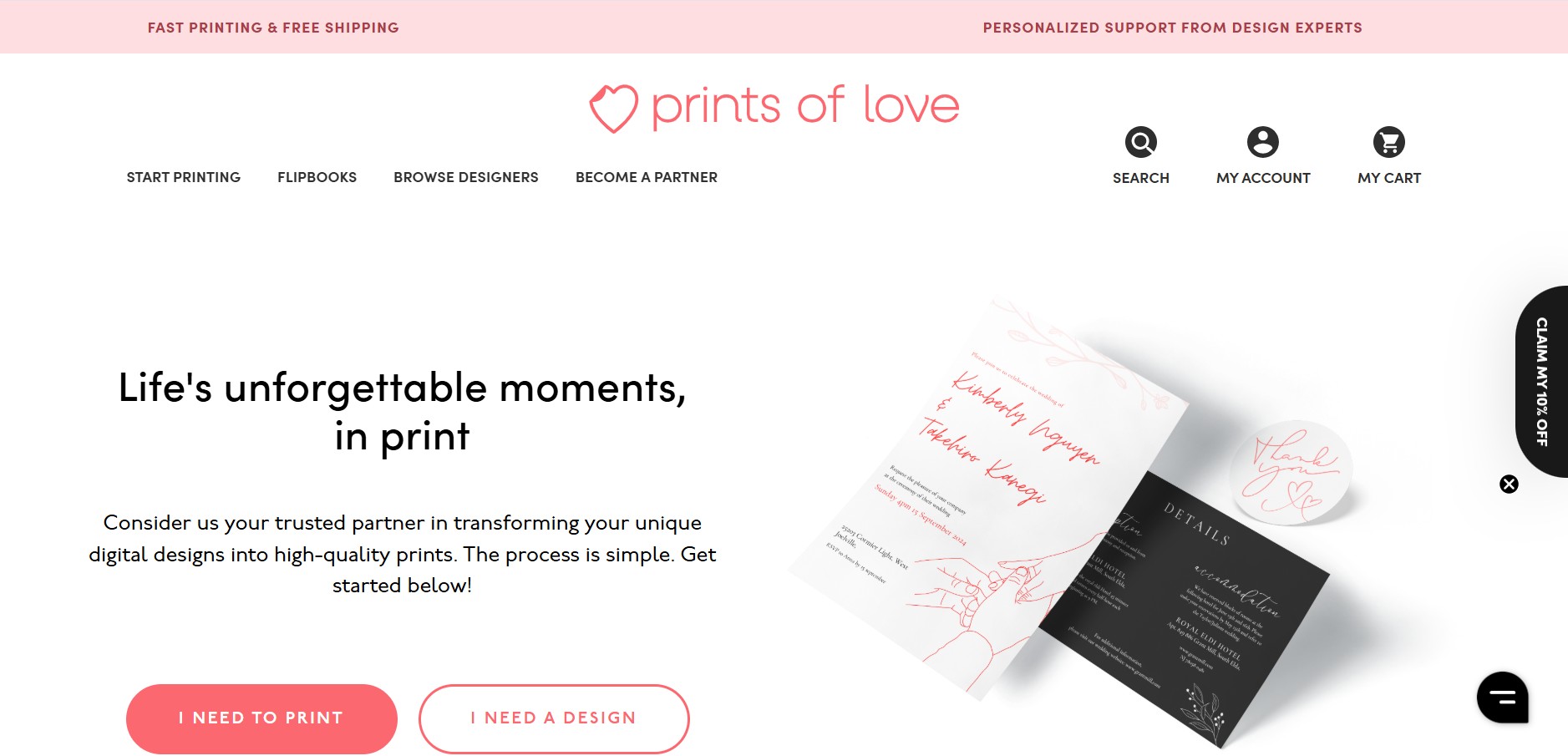 Prints of Love Affiliate Programma