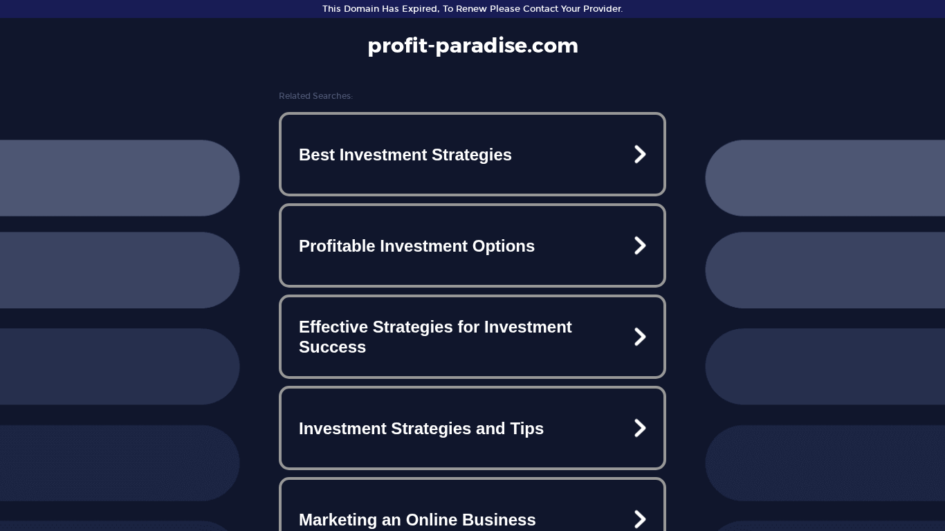 Profit Paradise Affiliate Programma
