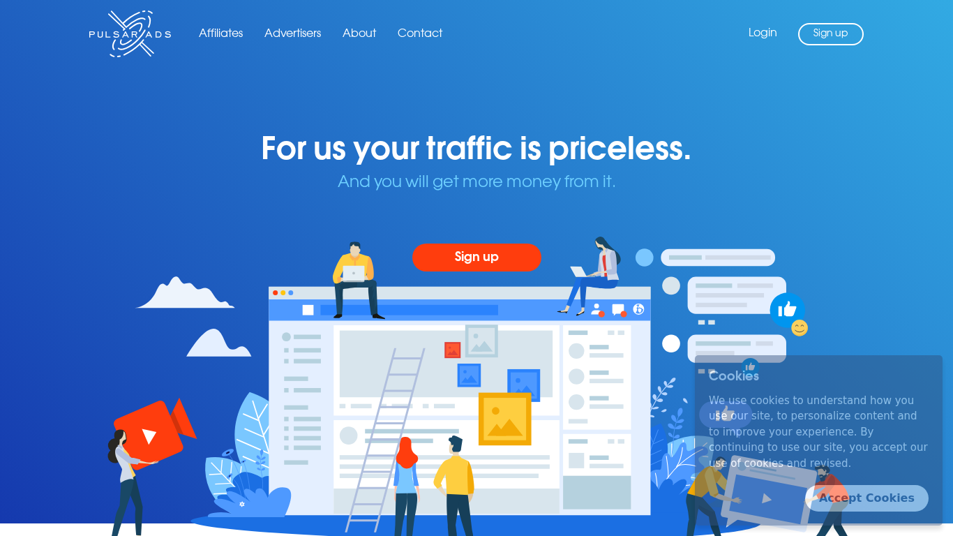 Pulsar Ads Affiliate Programma