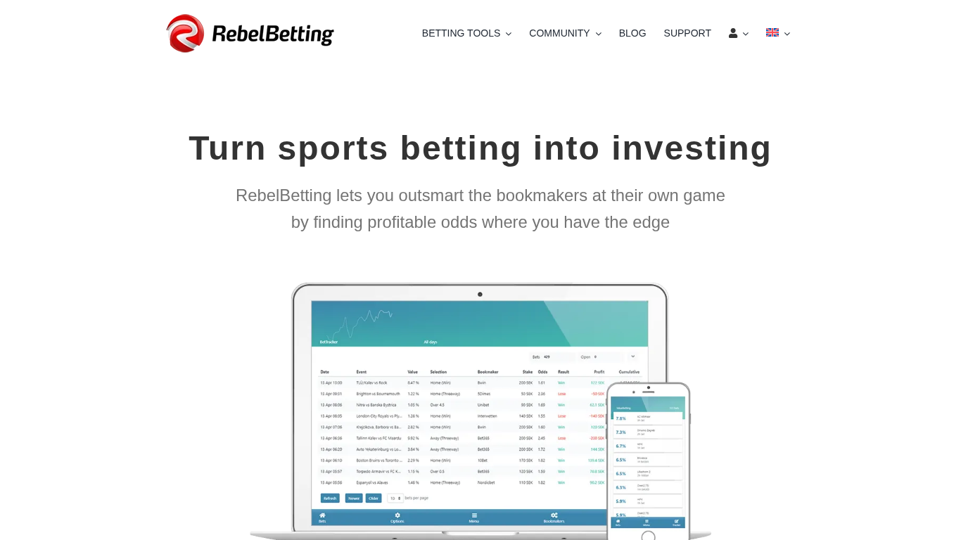 RebelBetting Affiliate Programma