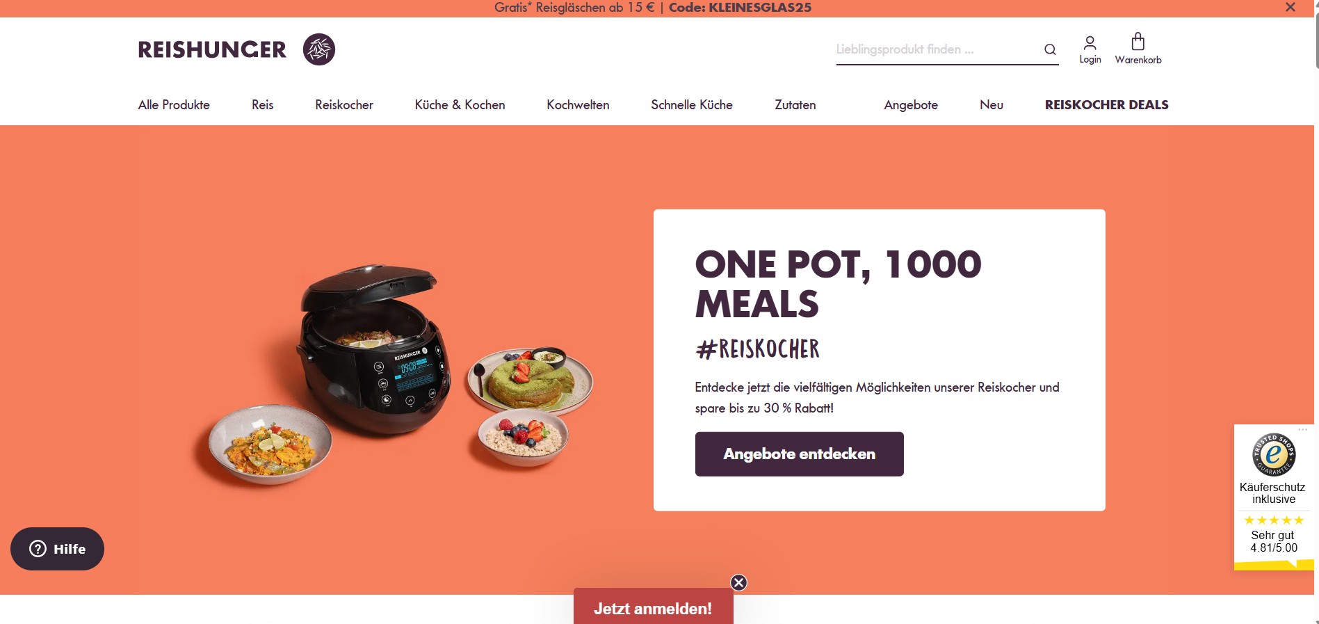Reishunger Affiliate Programma