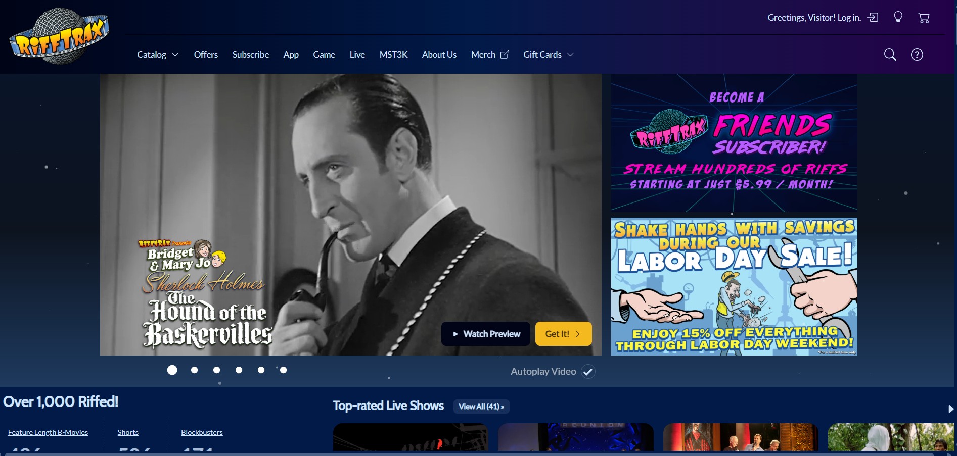 RiffTrax Affiliate Programma