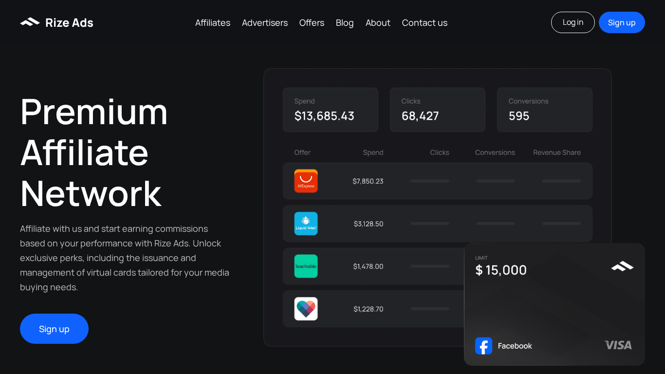 Rize Ads Affiliate Programma