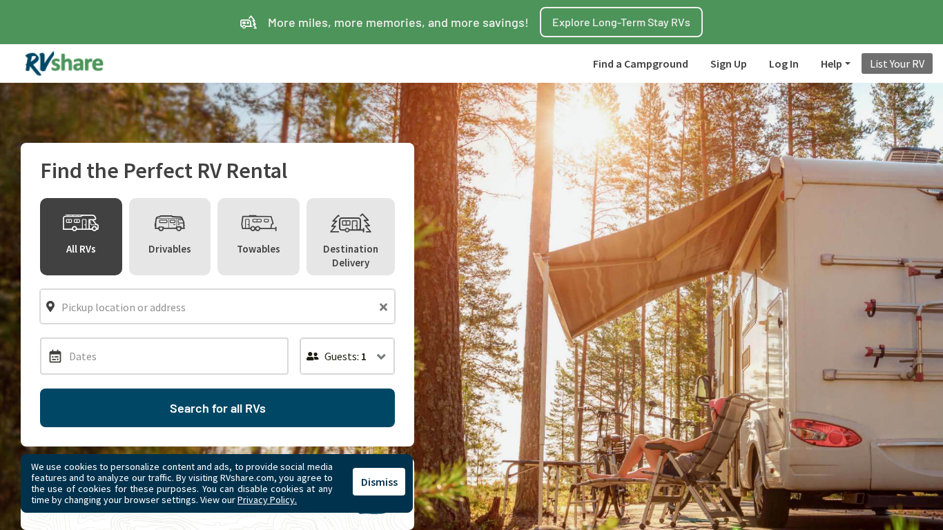 RVshare Affiliate Programma