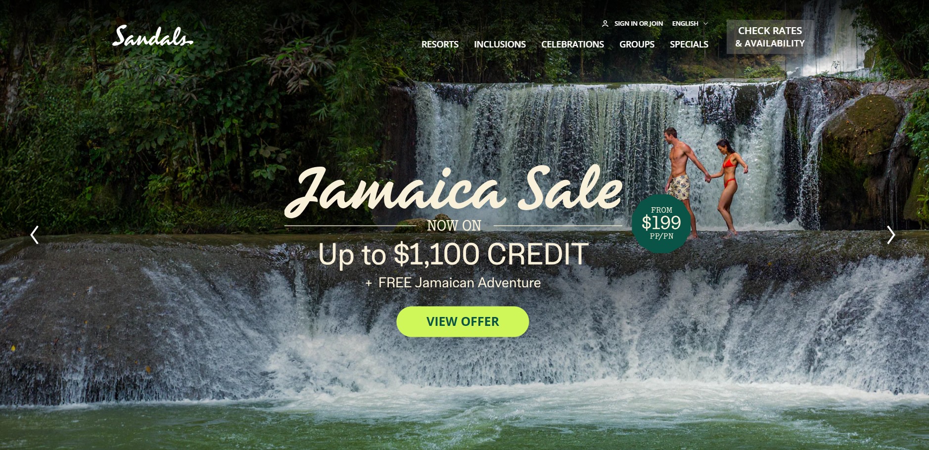 Sandals en Beaches Affiliate Programma