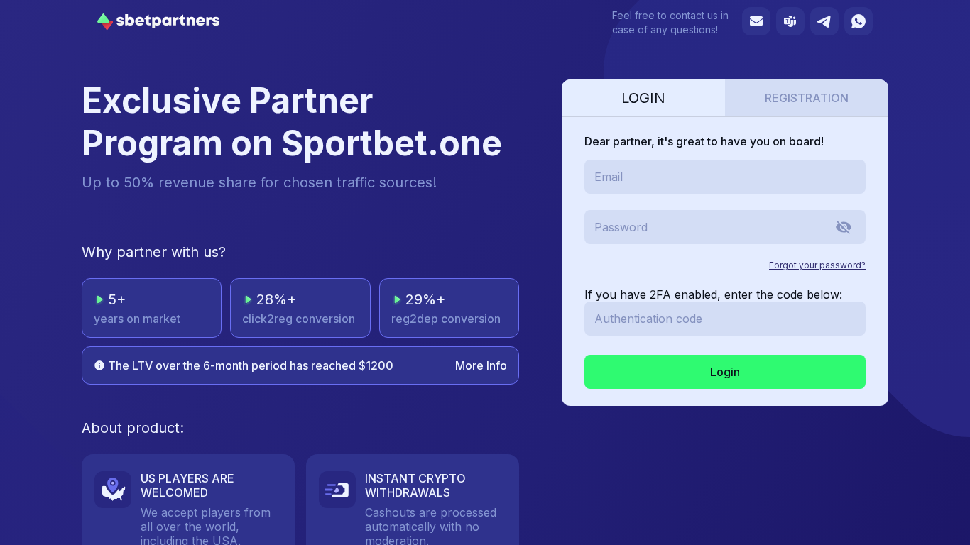SBETPARTNERS Affiliate Programma