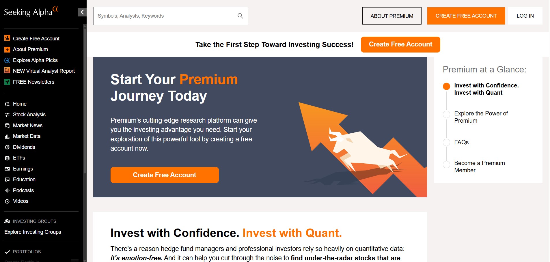 Seeking Alpha Affiliate Programma